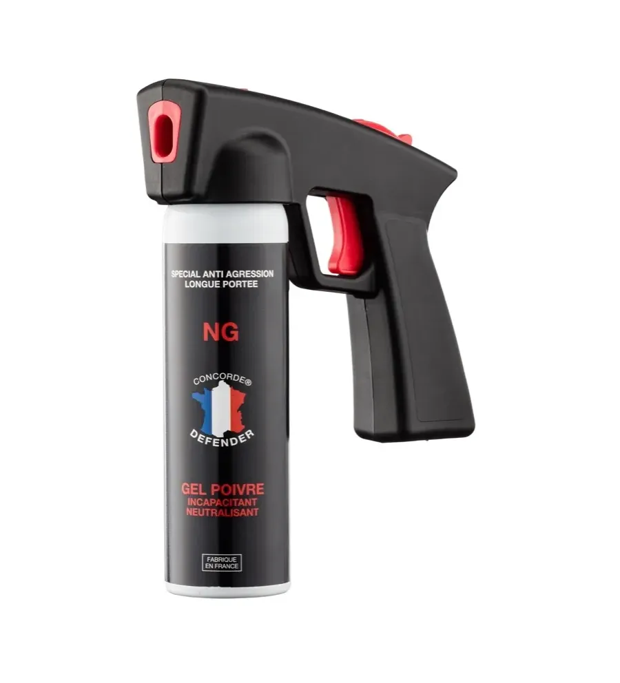 Aérosol GEL POIVRE 100 ml avec poignée - Nouvelle génération 