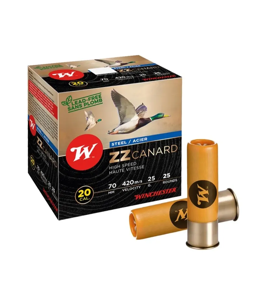 Cartouches Winchester ZZ CANARD - Cal. 20/70 Cartouches Winchester ZZ CANARD - Cal. 20/70