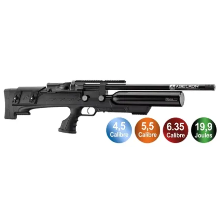 Carabine à air PCP Aselkon MX8 Evoc Régulateur <19J 