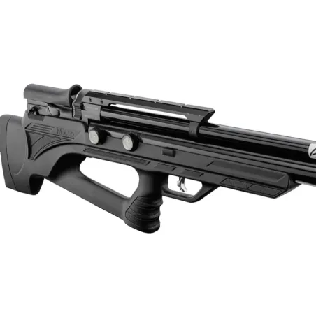 Carabine à air PCP Aselkon MX10 Régulateur Jet Black Cal. 5.5 <19J 