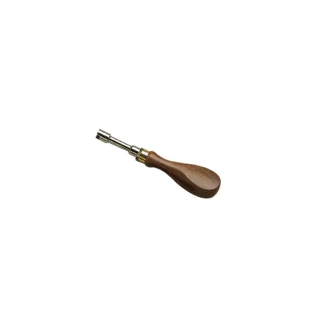 Clé à cheminée avec manche en bois 