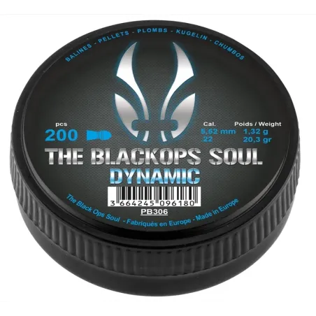 Plombs The Black Ops Soul DYNAMIC Cal. 5,5 mm 