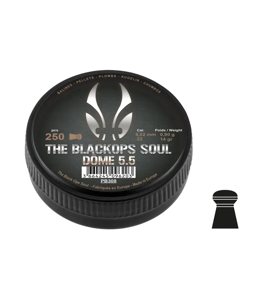 Plombs The Black Ops Soul DOME Cal 5.5 