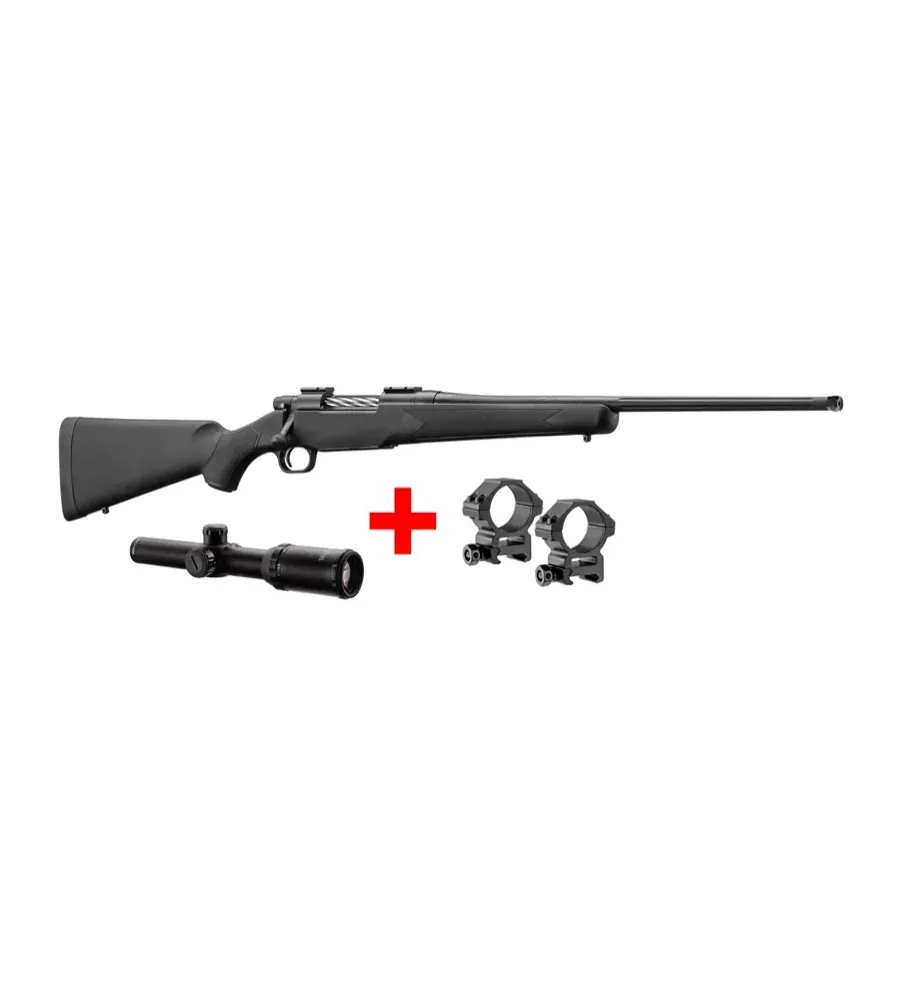Carabine de chasse Mossberg Patriot 30-06 + Lunette de battue Waldberg 1-4x24 Carabine de chasse Mossberg Patriot 30-06 + Lunette de battue Waldberg 1-4x24