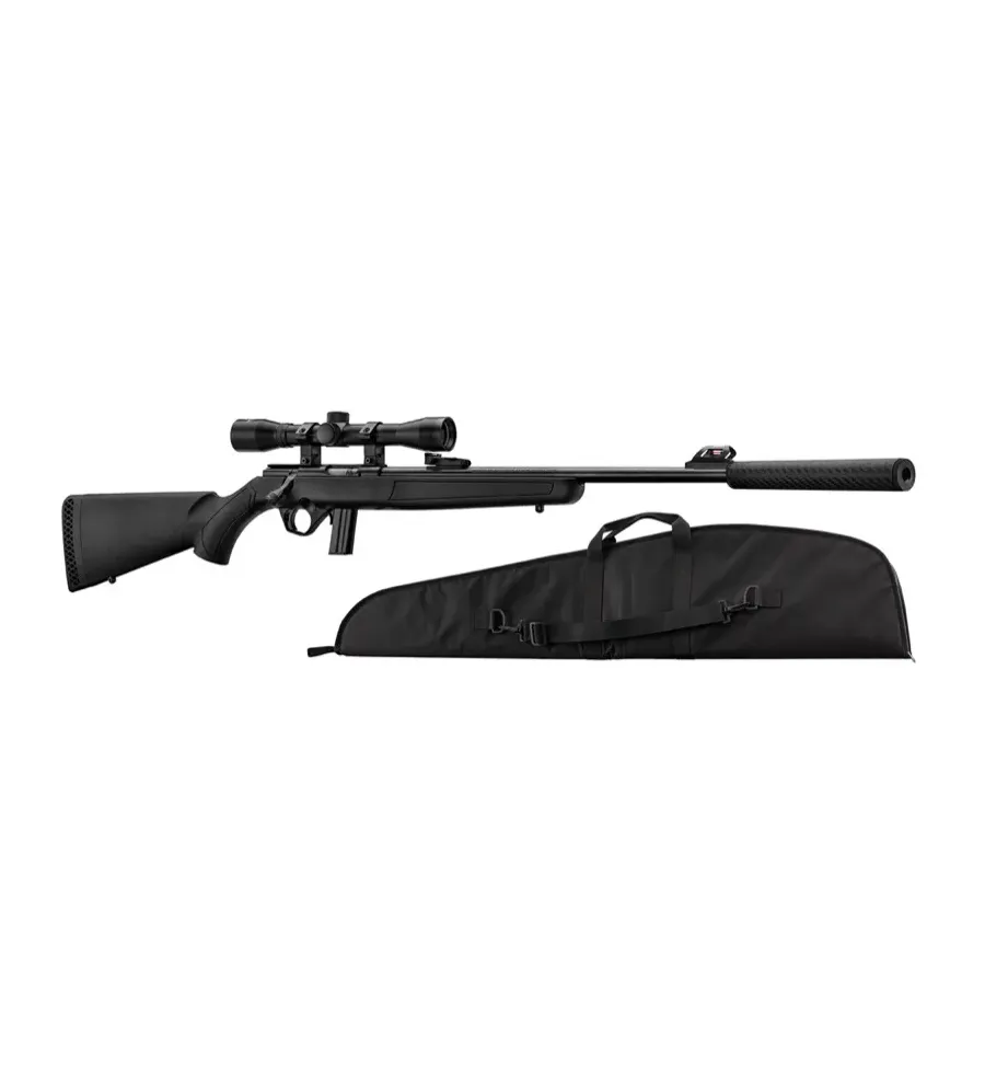 Pack carabine Mossberg Plinkster synthétique Cal. 22 LR Pack carabine Mossberg Plinkster synthétique Cal. 22 LR
