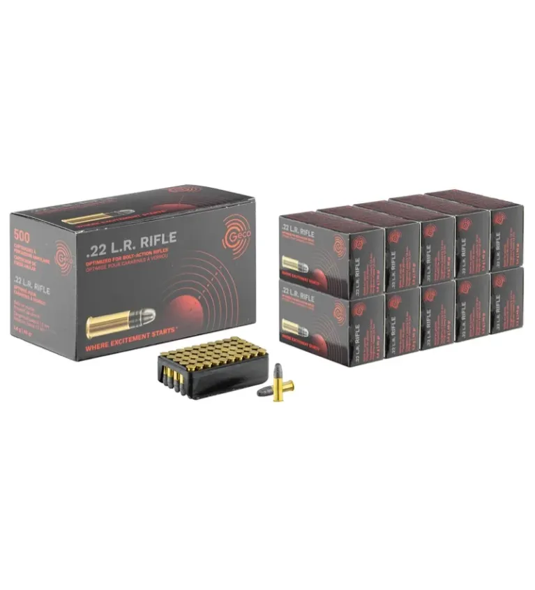 Cartouches 22lr Geco Rifle 