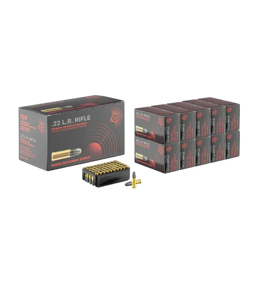 Cartouches 22lr Geco Rifle 