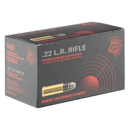 Cartouches 22lr Geco Rifle 
