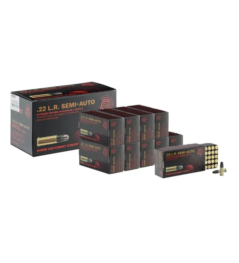 Cartouches 22lr Geco semi-automatique 
