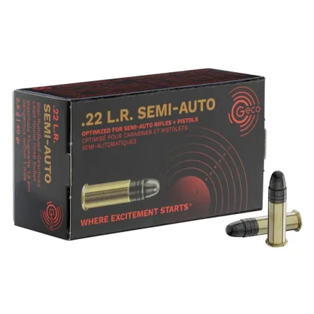 Cartouches 22lr Geco semi-automatique 