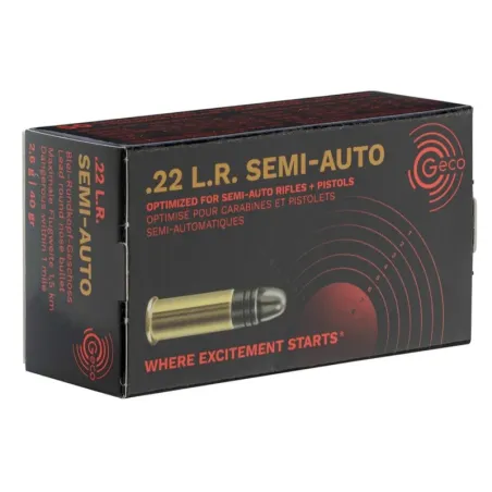 Cartouches 22lr Geco semi-automatique 