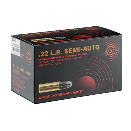 Cartouches 22lr Geco semi-automatique 