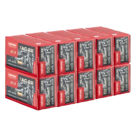 Cartouches 22lr Balles de chasse Norma TAC-22 