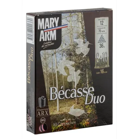 Cartouches Mary Arm Bécasse DUO 36g- Cal. 12/70 