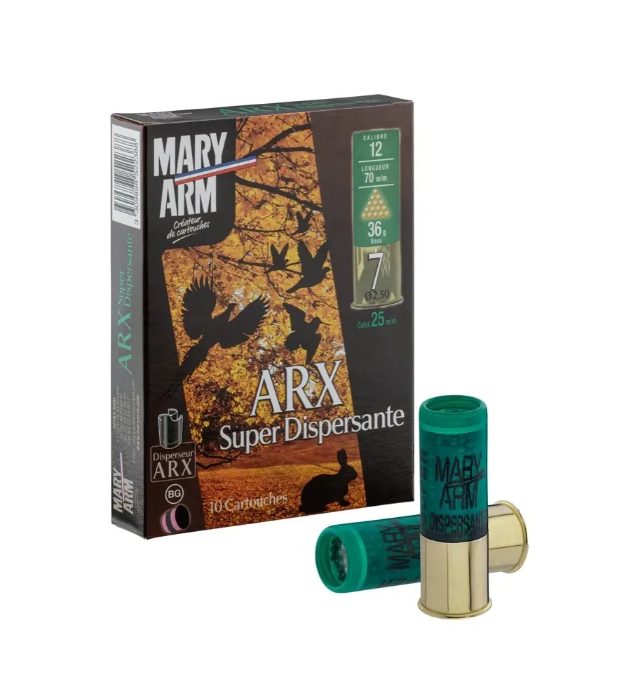 Cartouches Mary Arm ARX Super Dispersante - Cal. 12/70  