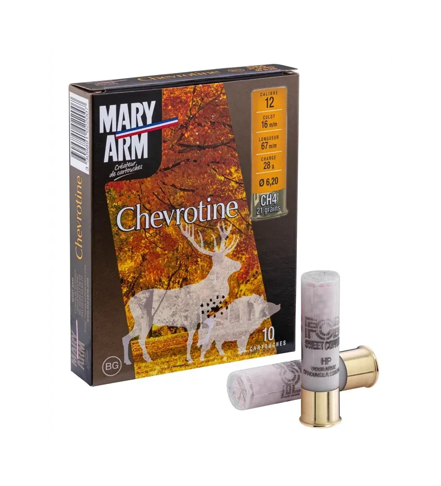 Cartouches Mary Arm Chevrotine - Cal. 12/67 Cartouches Mary Arm Chevrotine - Cal. 12/67