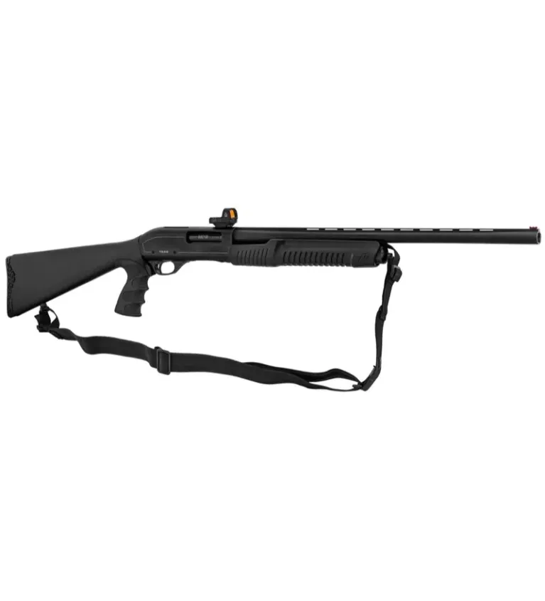 Fusil à pompe Yildiz 12/76 + point rouge + sangle 