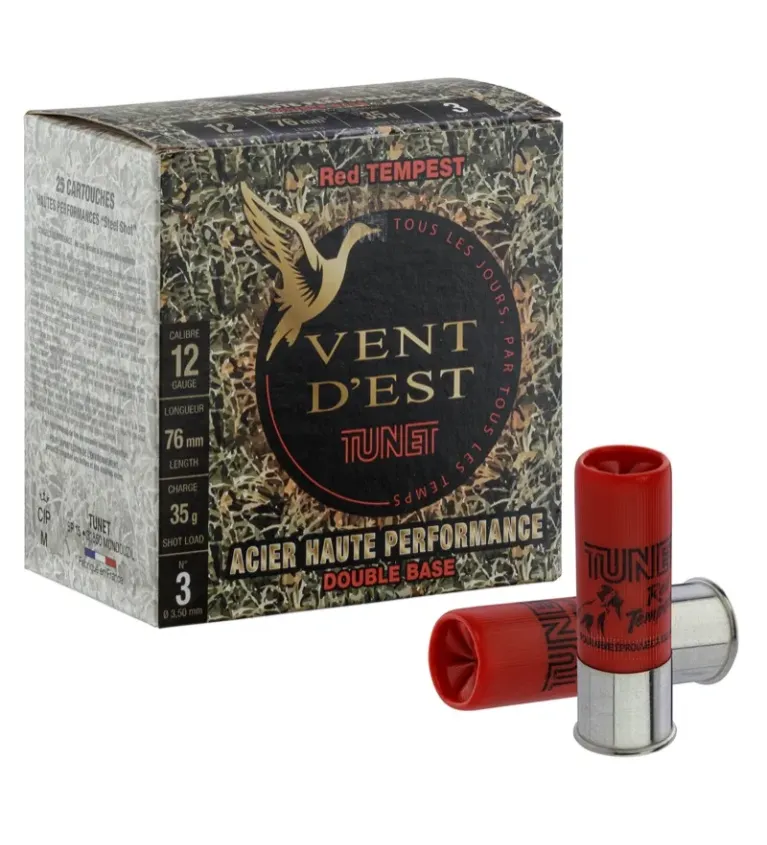 Cartouches TUNET HP Red Tempest 35g acier 12/76  