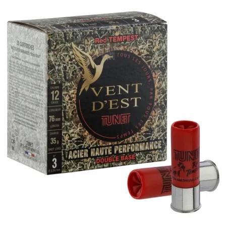 Cartouches TUNET HP Red Tempest 35g acier 12/76  