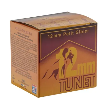 Cartouches TUNET 12 mm Plomb 6 à 8 cal. 36/50  