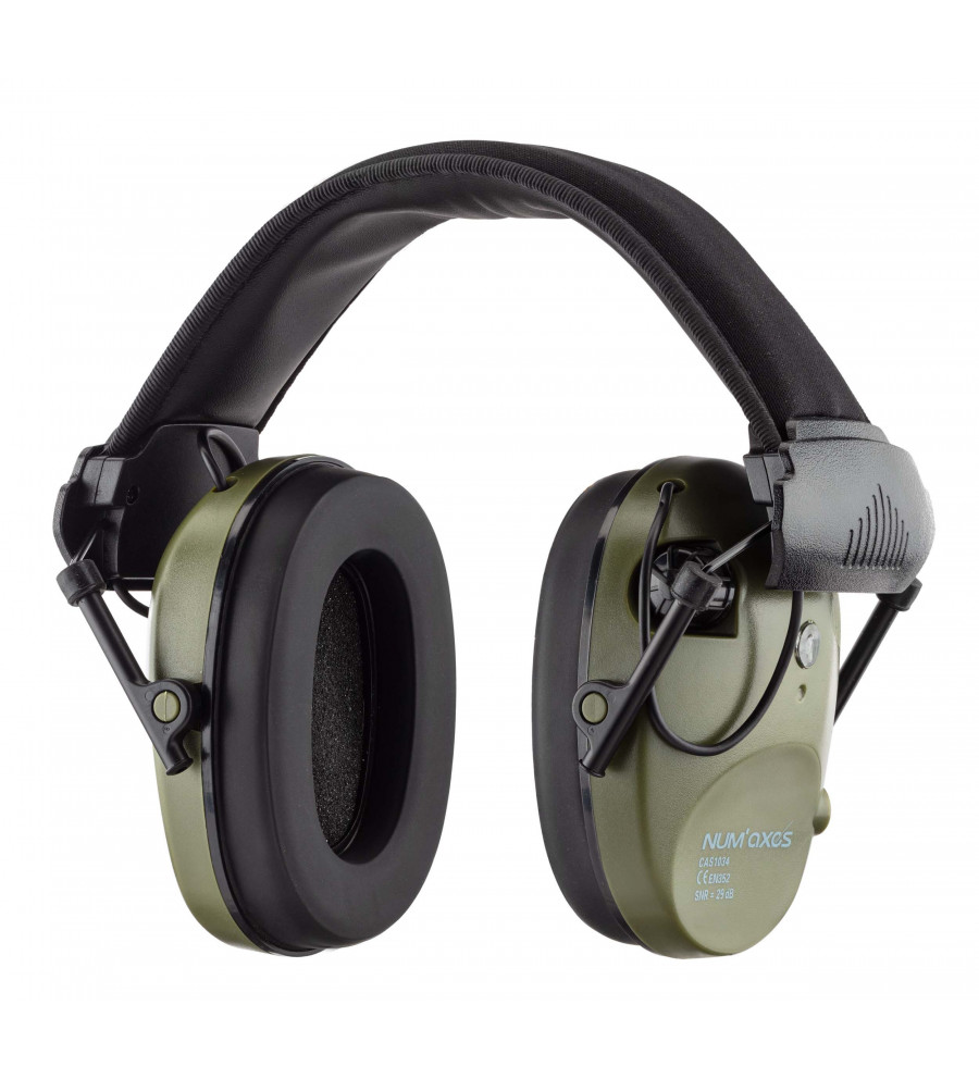 Casque antibruit électronique NUM'AXES CAS1034 Kaki Casque antibruit électronique NUM'AXES CAS1034 Kaki