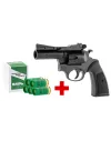 SAPL - Pack Pistolet Gomm-Cogne SAPL GC27 Luxe noir + 1 boîte 12/50 chevrotine SAPL x5 cartouches 