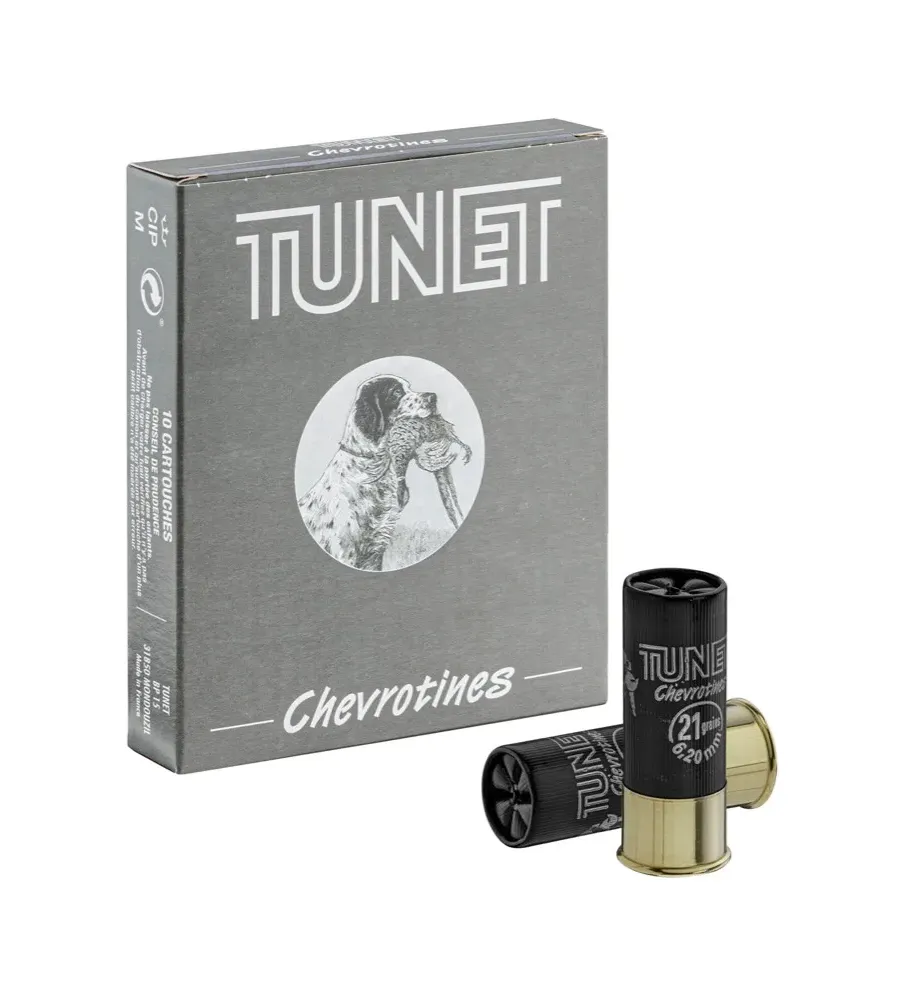 Cartouches TUNET chevrotines 12/67 Cartouches TUNET chevrotines 12/67