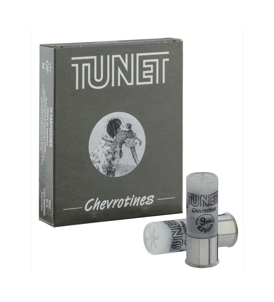 Cartouches TUNET chevrotines 12/70 Cartouches TUNET chevrotines 12/70