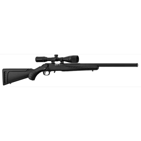 Carabine à verrou Ruger American Rimfire Cal. 22LR 22'' 1/2''-28 + Lunette 3-9x40 