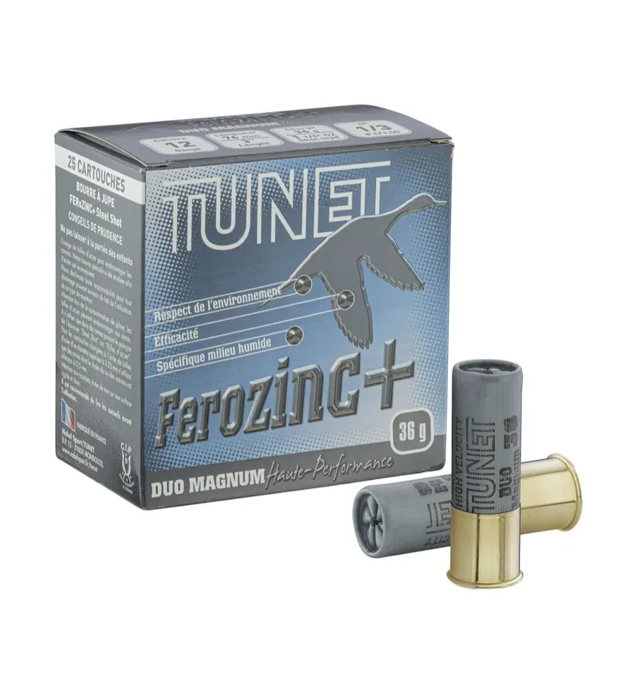 Hautes Performances Tunet Ferozinc+ Duo-Magnum 12/76 36g Acier numéro 1/3 Hautes Performances Tunet Ferozinc+ Duo-Magnum 12/76 36g Acier numéro 1/3