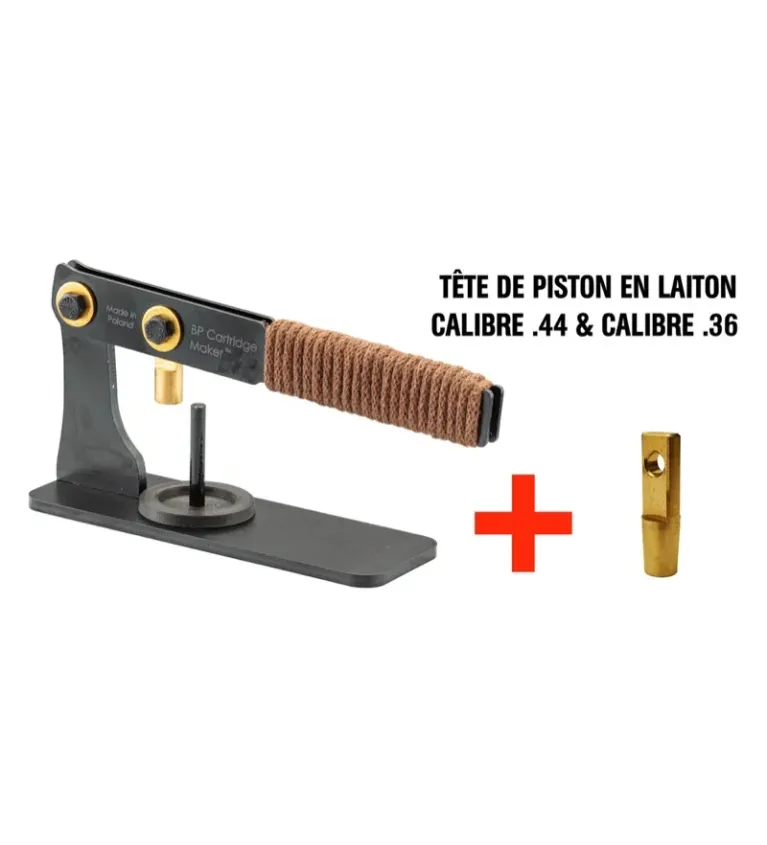 Presse rechargement BP MAKER pour revolver poudre noire calibre .44 + calibre .36 