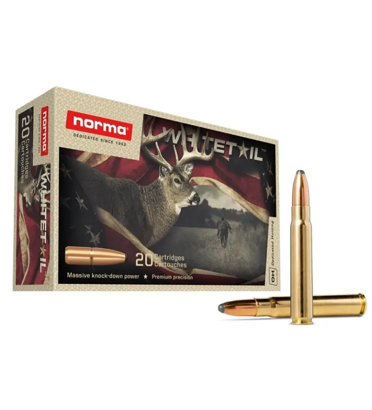 Balles de chasse Norma 9,3 x 62 285gr / 18.5g Whitetail Soft Point 