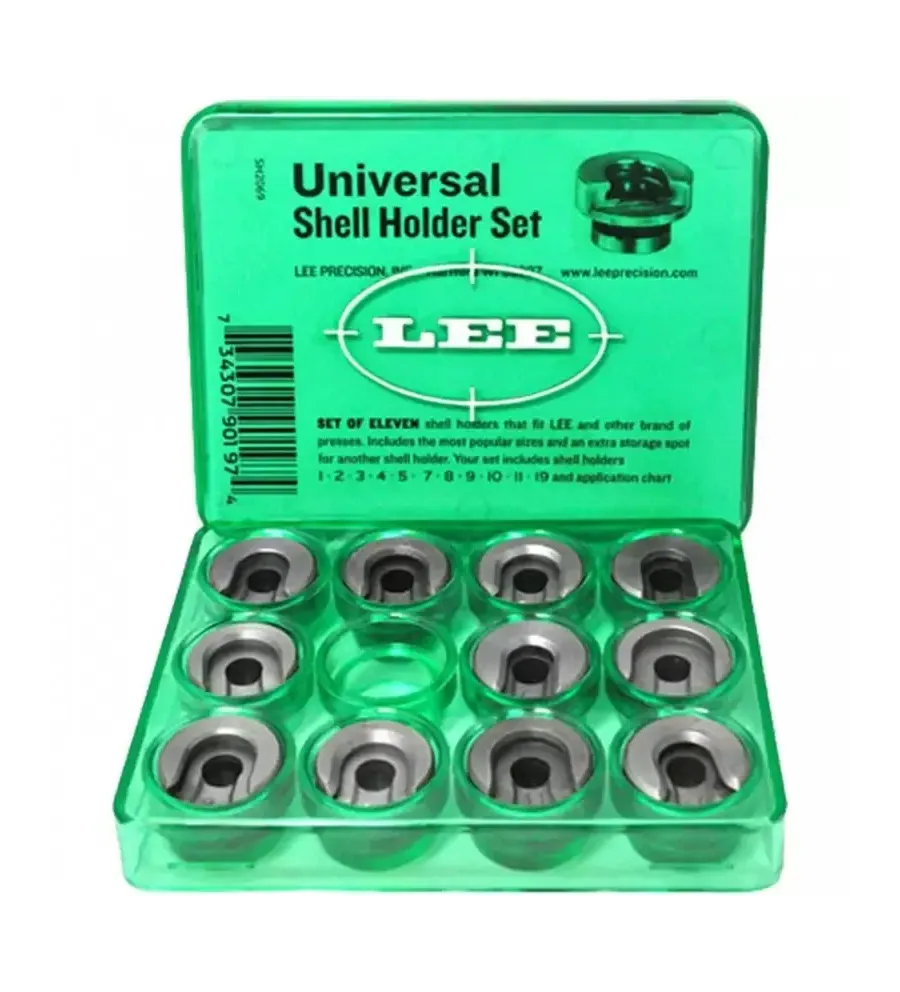 Lee Precision - Kit de 11 Shell Holders (support de douille) R-Type pour presse Lee Precision - Kit de 11 Shell Holders (support de douille) R-Type pour presse
