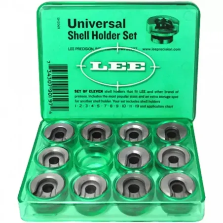 Lee Precision - Kit de 11 Shell Holders (support de douille) R-Type pour presse 