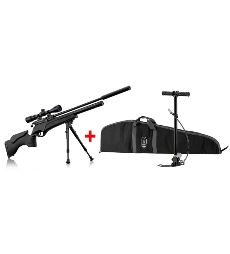 Pack carabine BSA Scorpion + 3-9x40 + bipied + pompe + fourreau 