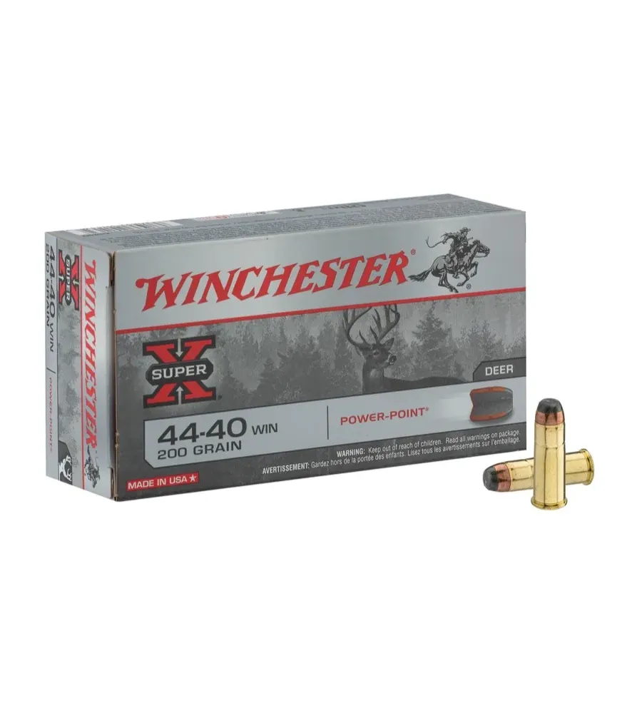Munitions  Cal. 44-40 à percussion centrale Winchester  