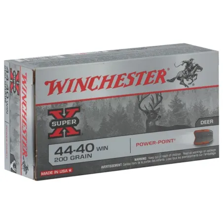 Munitions  Cal. 44-40 à percussion centrale Winchester  