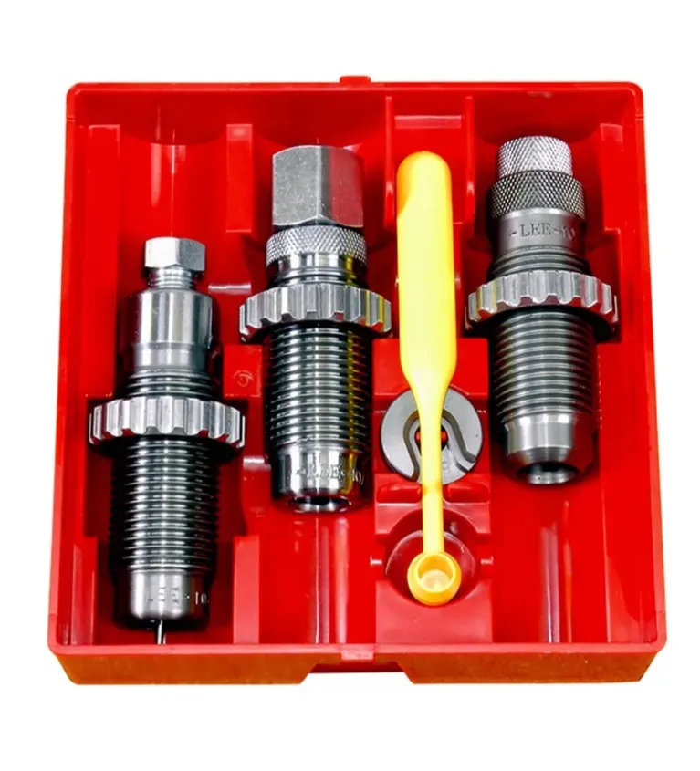 Jeux de 3 outils acier rechargement armes de poing - Lee Precision  