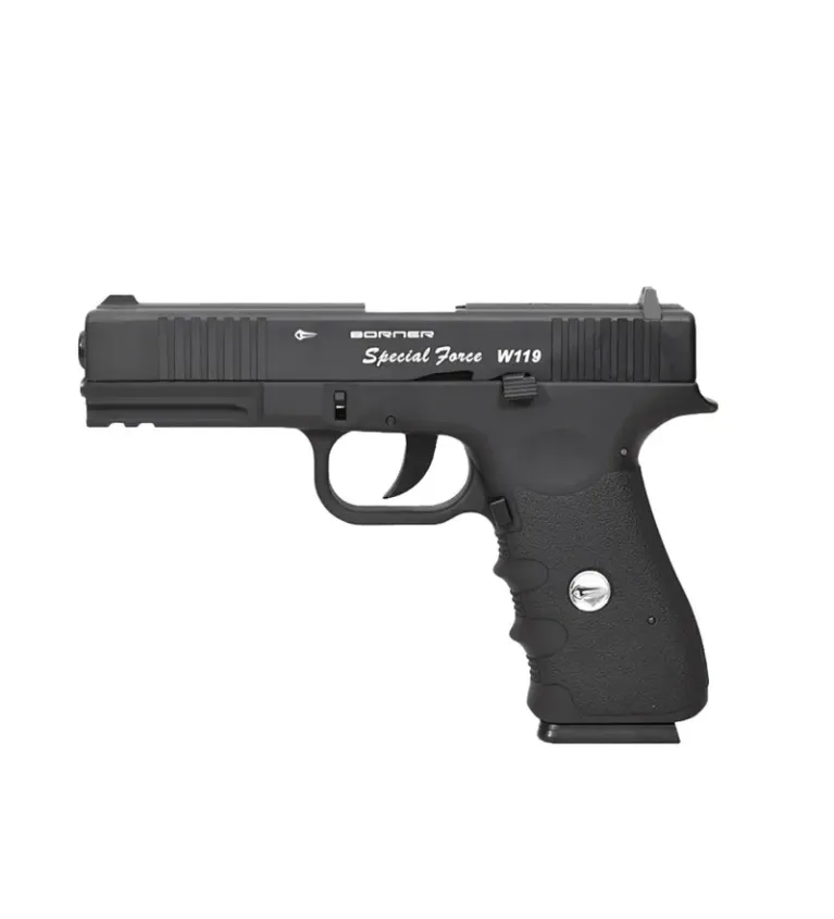 Pistolet semi automatique à air comprimé Borner W119 Cal. 4.5mm 