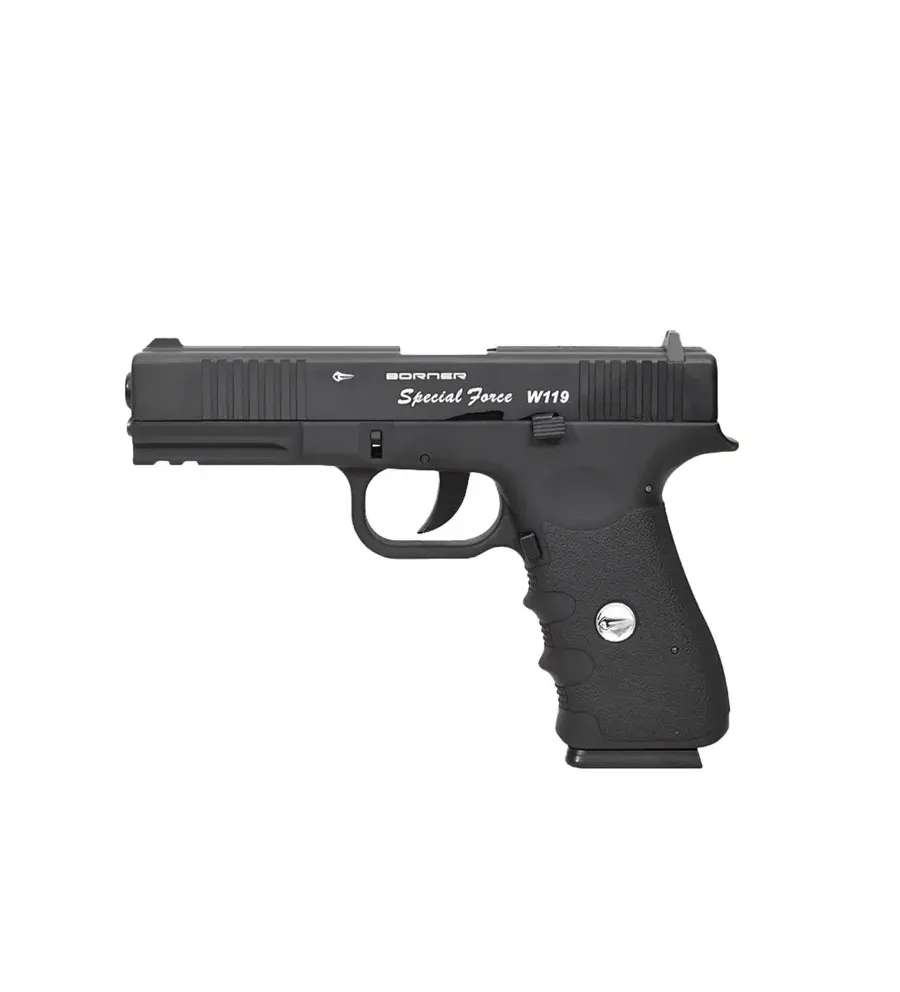 Pistolet semi automatique à air comprimé Borner W119 Cal. 4.5mm Pistolet semi automatique à air comprimé Borner W119 Cal. 4.5mm