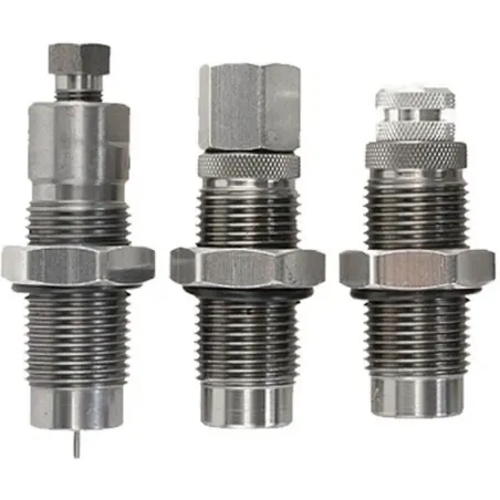 Jeu de 3 outils carbure pour calibre arme de poing - Lee Precision  