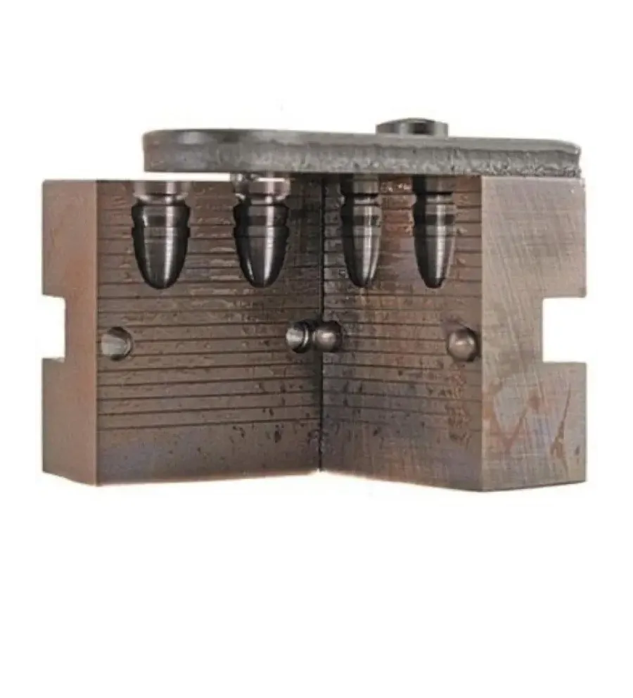 Moule à balle Round Nose double cavité Lyman pour calibre arme de poing Moule à balle Round Nose double cavité Lyman pour calibre arme de poing