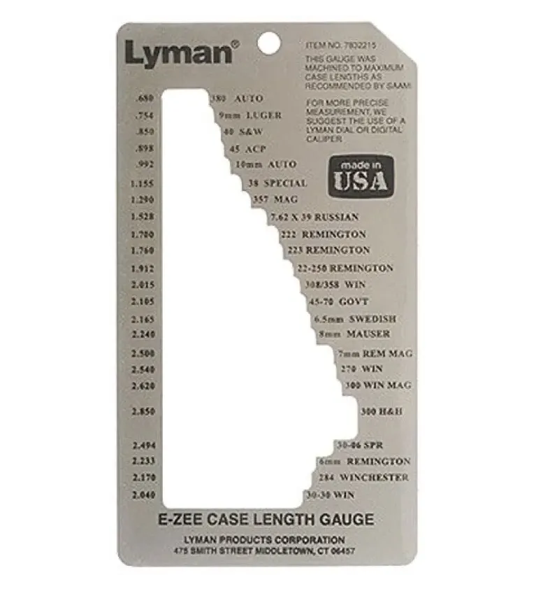 Lyman E-Zee Case Gauge 