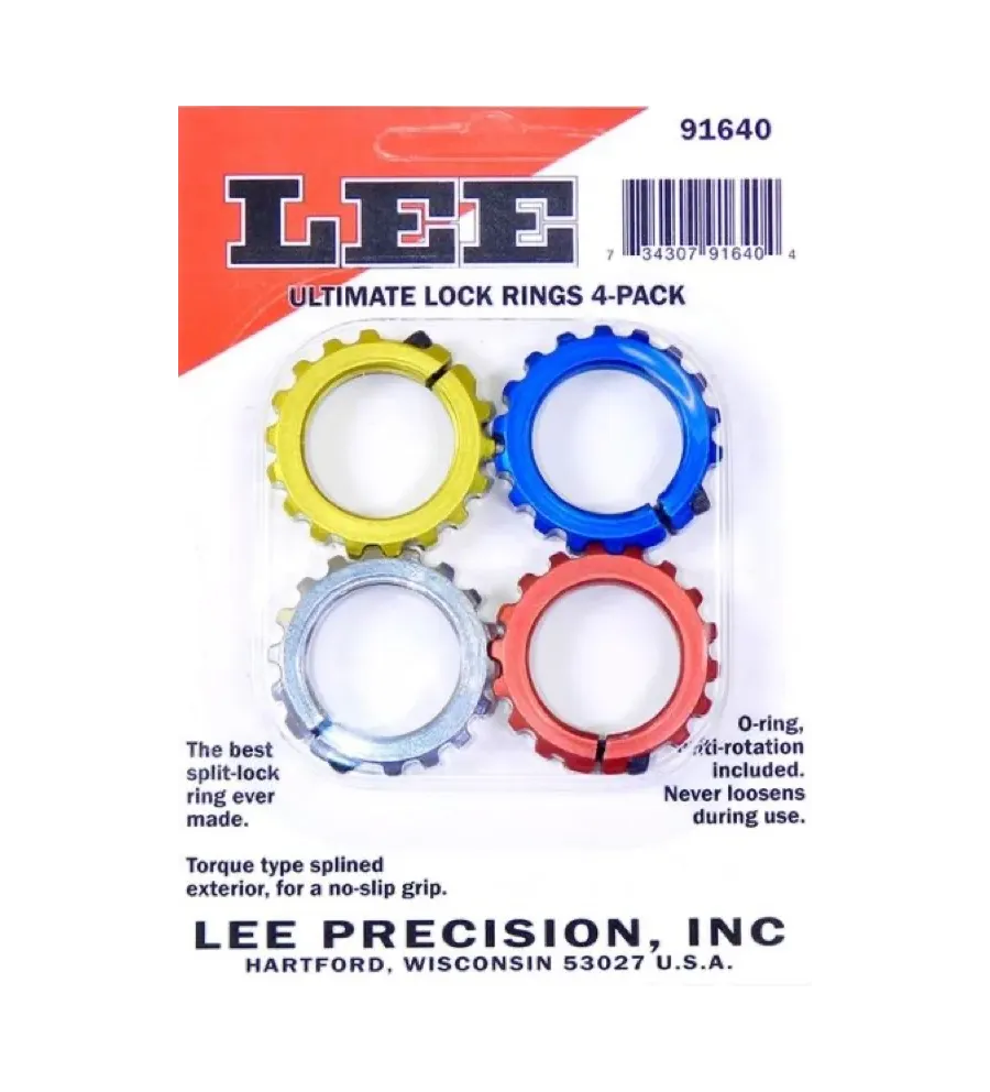 Ultimate Lock Rings Lee Pack de 4 Ultimate Lock Rings Lee Pack de 4
