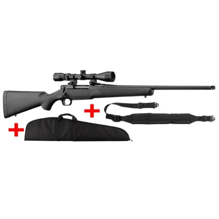 Carabine de chasse Mossberg Patriot 270 Win + lunette 3-9x40 + bretelle + fourreau 