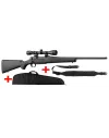 Carabine de chasse Mossberg Patriot 270 Win + lunette 3-9x40 + bretelle + fourreau 