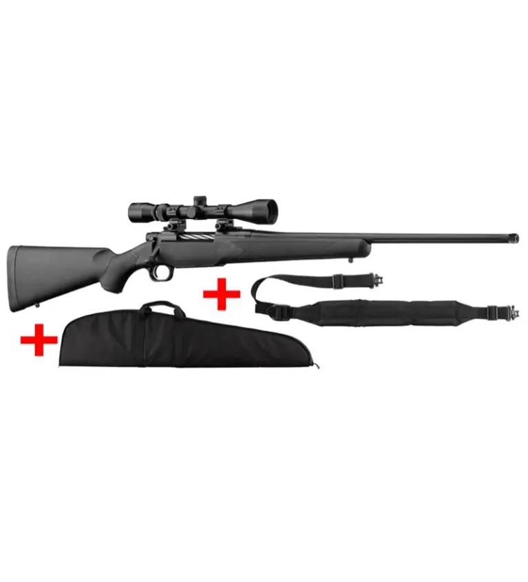 Carabine de chasse Mossberg Patriot 30-06 + lunette 3-9x40 + bretelle + housse 