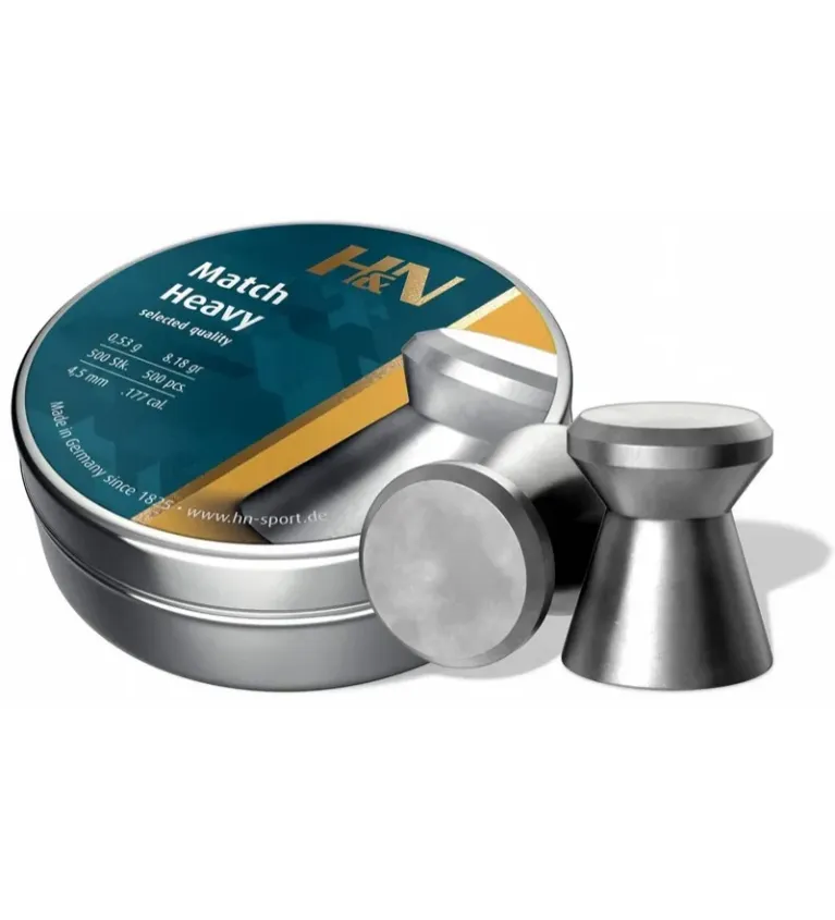 H&N 500 plombs 4.5mm Heavy Match 
