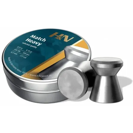 H&N 500 plombs 4.5mm Heavy Match 