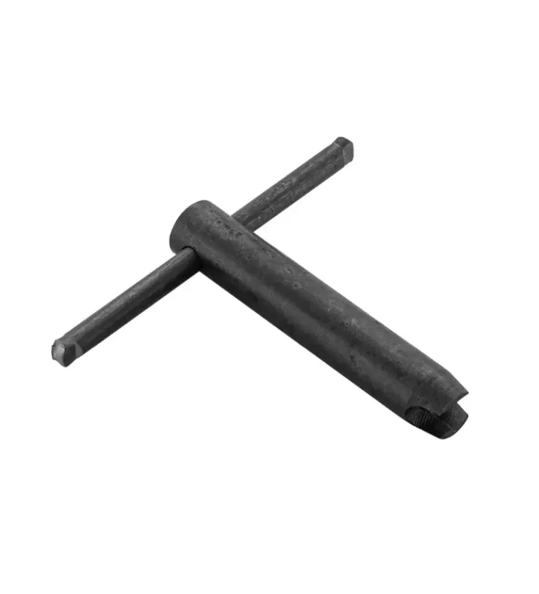 Clé à cheminée longue pour carabines avec porte cheminée 